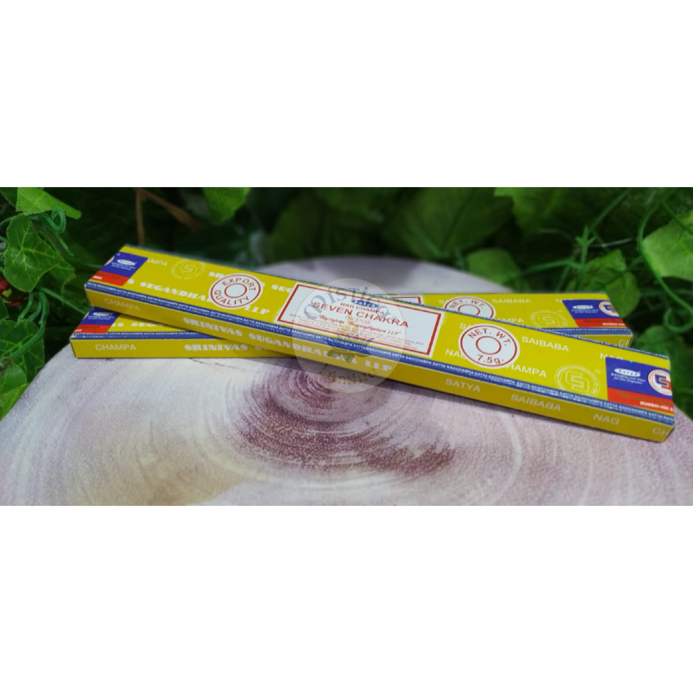 Incenso Satya Nag Champa Seven Chakra 7,5g